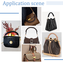 PU Leather Braided Bag Handles&nbsp;FIND-WH0135-45B