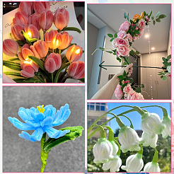 4 Rolls DIY Rubber-coated Iron Floriculture Tape&nbsp;DIY-SP0006-11A