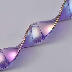 PVC Plastic Spiral Reflective Birds Repellent Safety Rod&nbsp;AJEW-WH0021-53A