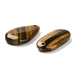 Natural Tiger Eye Pendants&nbsp;G-M408-A01