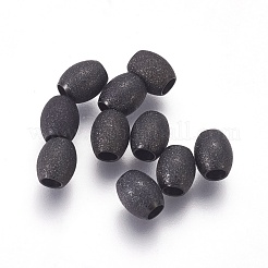 304 Stainless Steel Textured Beads Ion Plating(IP)&nbsp;STAS-E455-06B-5x6