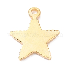 PVD Vacuum Plating 304 Stainless Steel Pendant Cabochon Settings For Enamel&nbsp;STAS-P279-39G