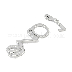 Brass Toggle Clasps&nbsp;KK-K391-17P