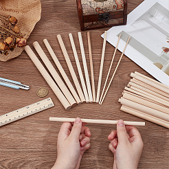 100Pcs Wood Sticks&nbsp;WOOD-BC0001-50A