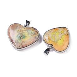 Natural Imperial Jasper Pendants&nbsp;KK-F868-28P