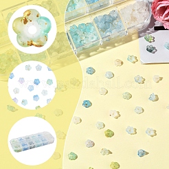 420Pcs 6 Colors Frosted Transparent Acrylic Beads&nbsp;OACR-FS0002-17A