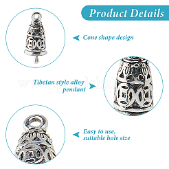 12Pcs Tibetan Style Alloy Pendants&nbsp;KK-HS0001-88
