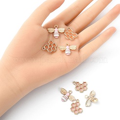 8Pcs 2 Style Alloy Enamel Pendants&nbsp;ENAM-YW0002-70