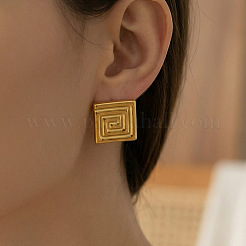 316L Surgical Stainless Steel Stud Earrings for Women&nbsp;WGB5938-01