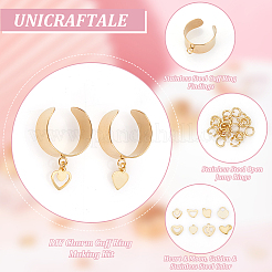 DIY Charms Cuff Ring Making Kit&nbsp;STAS-UN0051-38