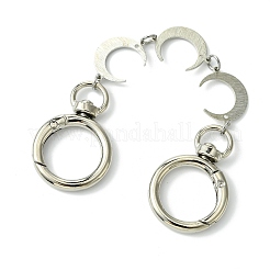 Brass Triple Moon Link Bag Extender Chains&nbsp;FIND-JF00147-01