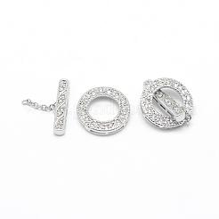 Brass Toggle Clasps&nbsp;KK-G323-20A-NR