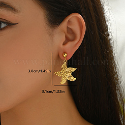 Minimalist Stainless Steel Dangle Stud Earrings&nbsp;AU5981-2