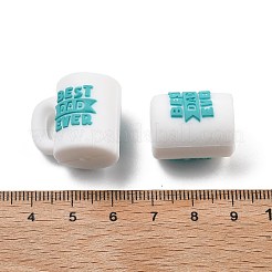 Father's Day Silicone Beads&nbsp;SIL-V006-02D