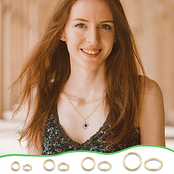 400Pcs 4 Styles 304 Stainless Steel Open Jump Rings&nbsp;STAS-GA0001-53