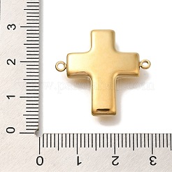 PVD Vacuum Plating 304 Stainless Steel Cross Links Connector Charms&nbsp;STAS-S148-14G