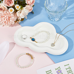 Cloud Shape Ceramic Jewelry Plate&nbsp;AJEW-WH0518-28