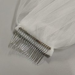 Polyester Bridal Mesh Veil&nbsp;AJEW-WH20073-032E