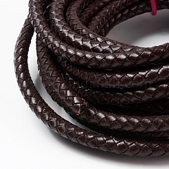 Braided Leather Cord with Core&nbsp;WL-F009-B01-6mm