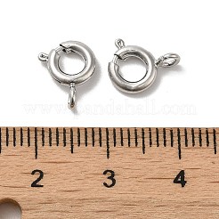 Brass Spring Ring Clasps&nbsp;X-KK-P249-08A-P