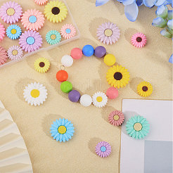 24Pcs 24 Styles Food Grade Eco-Friendly Silicone Focal Beads&nbsp;SIL-CA0003-12