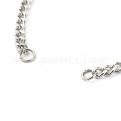 Tarnish Resistant 304 Stainless Steel Twisted Chains Bracelet Making&nbsp;X-AJEW-JB01064