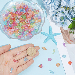 500Pcs Transparent Acrylic Beads&nbsp;OACR-SP0002-28