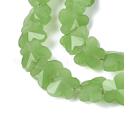 Imitation Jade Glass Beads Strands&nbsp;GLAA-Q118-01A-A01
