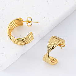 304 Stainless Steel Stud Earrings for Women&nbsp;FZ4124