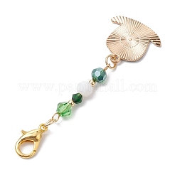 8Pcs 8 Styles Saint Patrick's Day Theme Alloy Enamel Pendant Decoration&nbsp;HJEW-JM02386