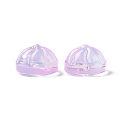 Transparent Spray Painted Glass Beads&nbsp;GLAA-I050-09J