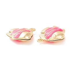 Rack Plating Brass Enamel  Pendants&nbsp;KK-B053-12G