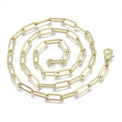 Brass Paperclip Chains&nbsp;MAK-S072-12B-MG