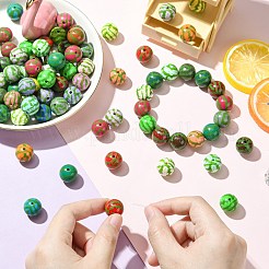 Baking Paint Opaque Acrylic Beads&nbsp;OACR-CJC0019-006
