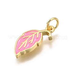 Brass Enamel Pendants&nbsp;KK-K401-32G