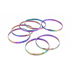 Fashion 201 Stainless Steel Bangle Sets&nbsp;BJEW-L664-024D-C-1