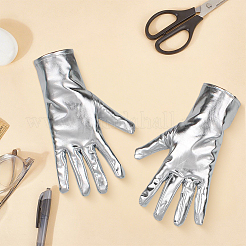 Women's Shiny PU Leather Gloves&nbsp;AJEW-CL0003-04A