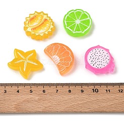 Printed Transparent Resin Imitation Food Cabochons&nbsp;RE-CBAC39A-04