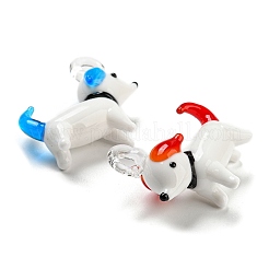 Handmade Lampwork Puppy Pendants&nbsp;LAMP-X262-M