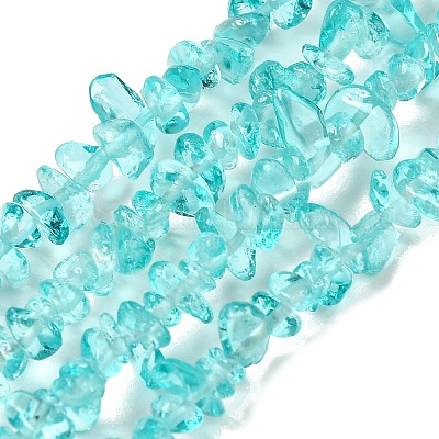 Transparent Glass Beads Strands&nbsp;GLAA-P060-01C-19-1