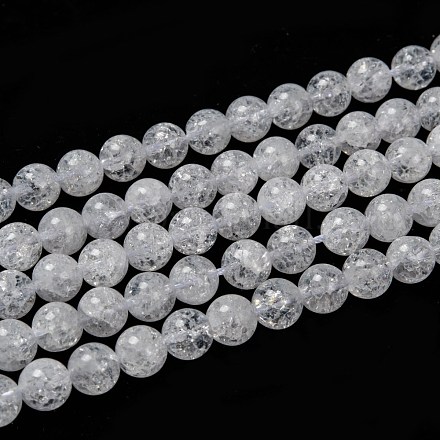 Natural Crackle Quartz Beads Strands G-D840-01-8mm-1