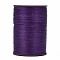 Flat Waxed Thread String, Micro Macrame Cord, for Leather Sewing Stitching, Indigo, 0.8mm, about 109.36 yards(100m)/roll
