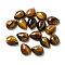 Natural Tiger Eye Cabochons, Teardrop, 8x6x3mm