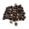 Natural Red Tiger Eye Dyed & Heated Cabochons, Half Round, 4x2~2.5mm