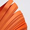 Quilling Paper Strips, Dark Orange, 530x10mm, about 120strips/bag