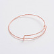 Adjustable Iron Bangle Making&nbsp;BJEW-TAC0003-01S-2
