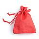 Burlap Packing Pouches Drawstring Bags&nbsp;ABAG-Q050-7x9-18-2