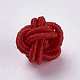 Polyester Weave Beads&nbsp;WOVE-K001-A03-2