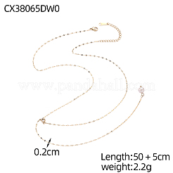 304 Stainless Steel Lariat & Y Necklace&nbsp;NJEW-OY002-31G