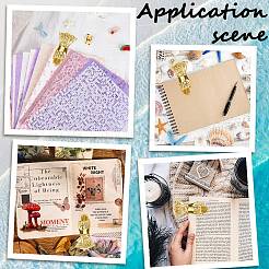 Alloy Hand Shaped Bookmark Clip&nbsp;AJEW-CP0006-94B-G